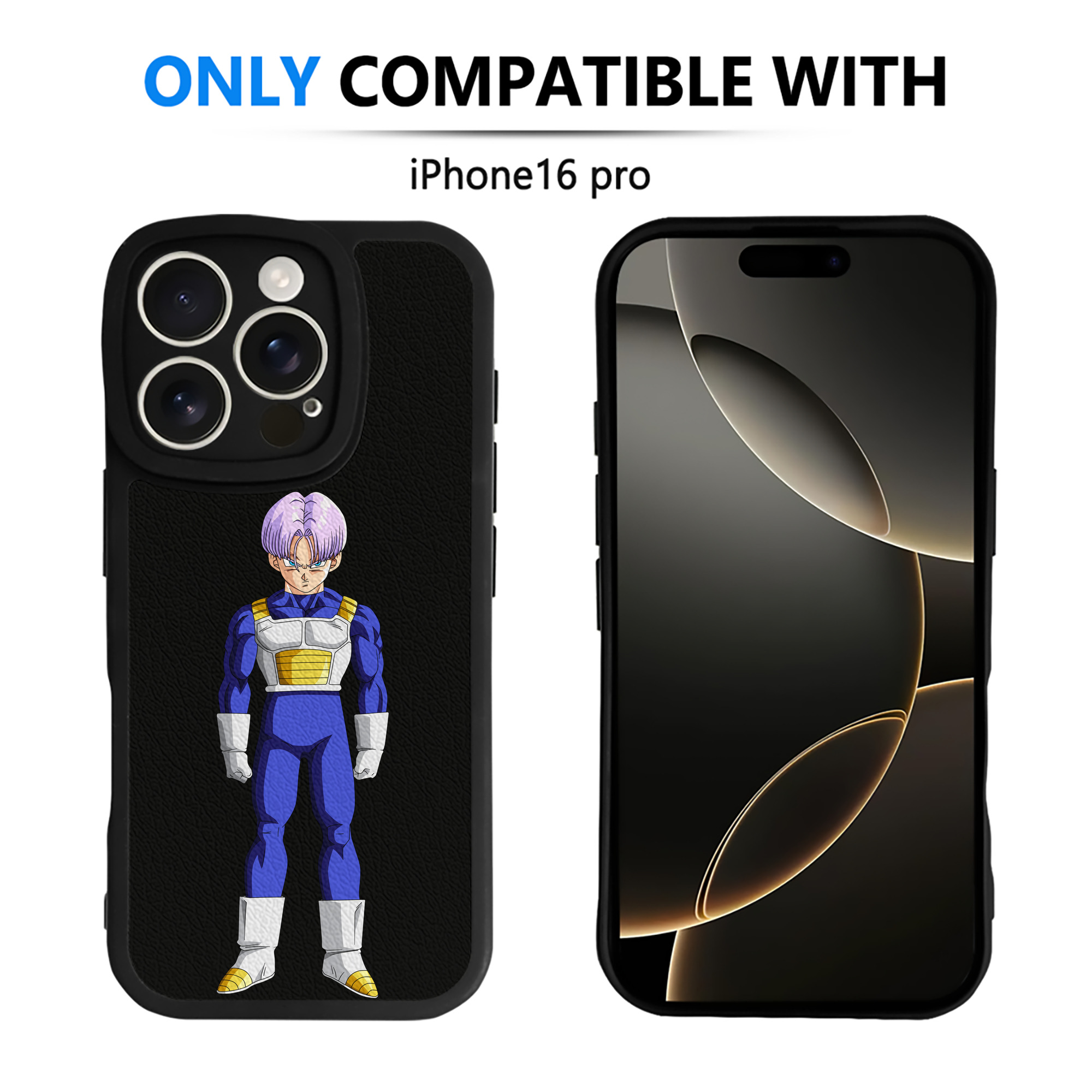 （画像用） ドラゴンボール DRAGON BALL 【iPhone 16シリーズ対応】シリコンスマホケース（レザー調） 材質：シリコン